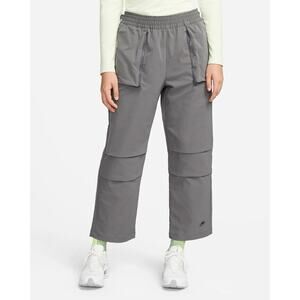 Nike Tech Pack Woven Pants Medium Gray Utility Performance Zipper Pockets